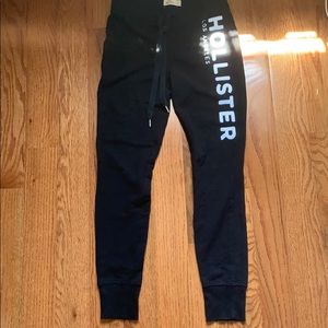 Hollister Black Fleece Joggers